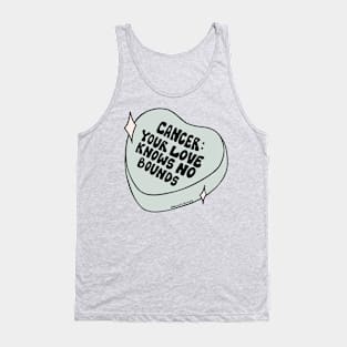 Cancer Conversation Heart Tank Top